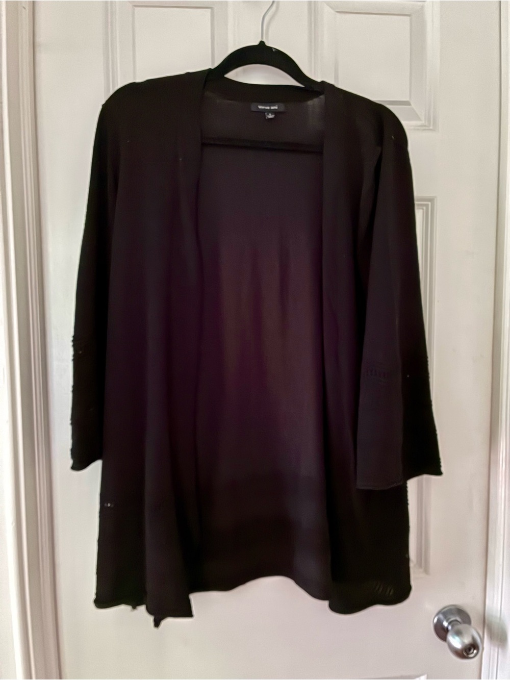 Vero Moda Black Open-Front Cardigan with detail